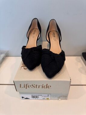 New LifeStride Black Abby Pump Heels